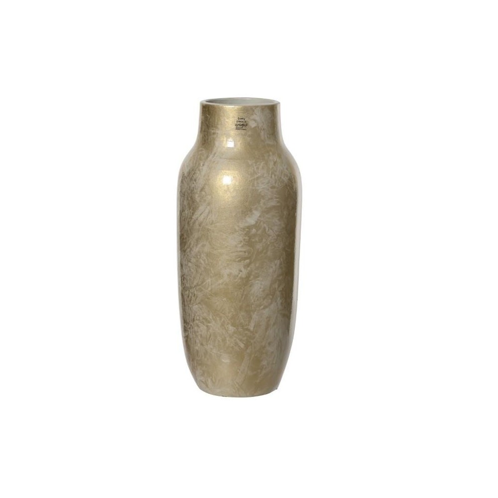 VASO TERRACOTTA ORO BIANCO H.52